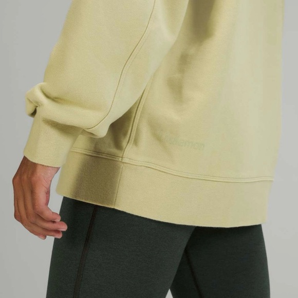 Lululemon Perfectly Oversized Crew Dew Green - Picture 4 of 10